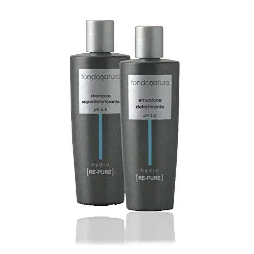 Fondonatura Trattamento Deforforante 2 Flaconi da 150 ML - Capelli e Barba 