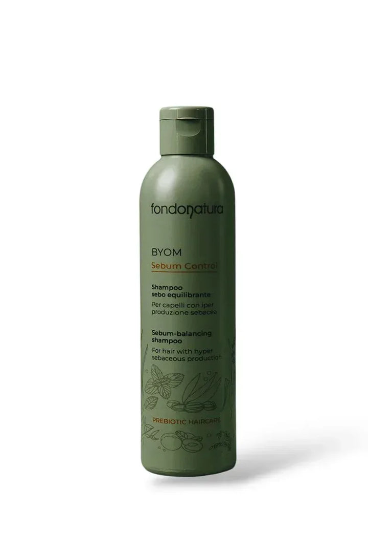 Fondonatura BYOM Sebum Control Shampoo Sebo Equilibrante 250 ml - Capelli e Barba 