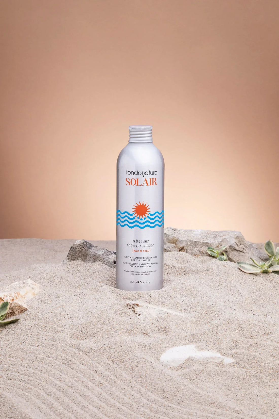 Fondonatura Solair Shower Shampoo Doccia 250 ml - Capelli e Barba 