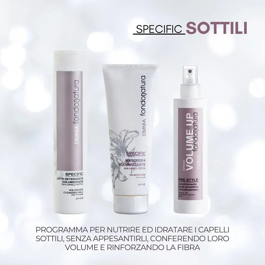 Fondonatura Maschera Volumizzante Capelli Sottili 250 ML - Capelli e Barba 