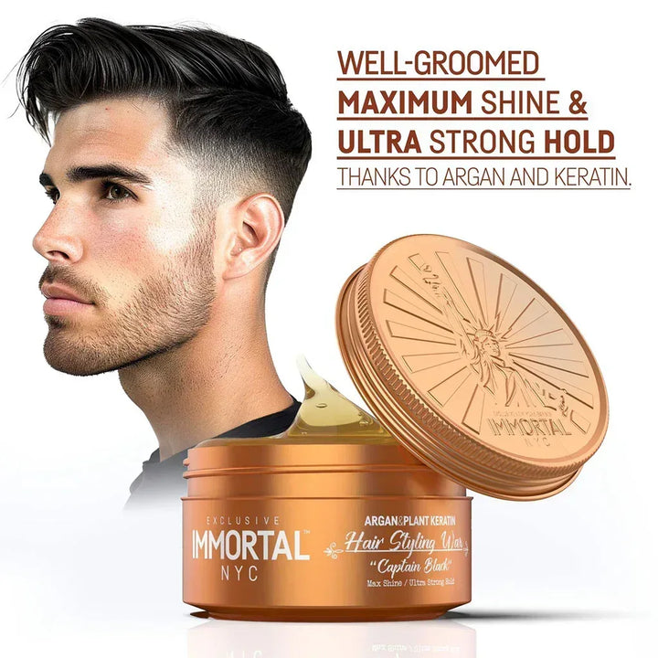 Immortal Nyc Cera Capitan Black 150 ml - Capelli e Barba 