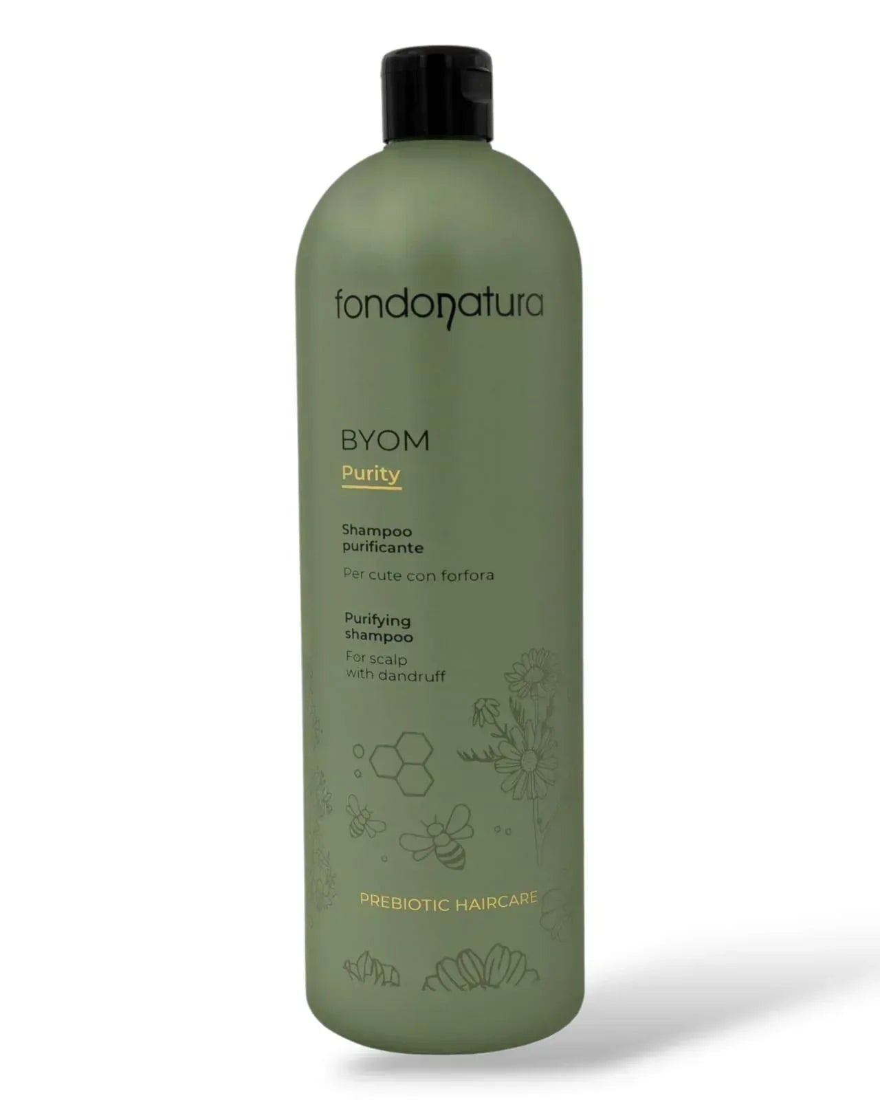 Fondonatura BYOM Purity Shampoo Purificante Antiforfora 1000 ml - Capelli e Barba 