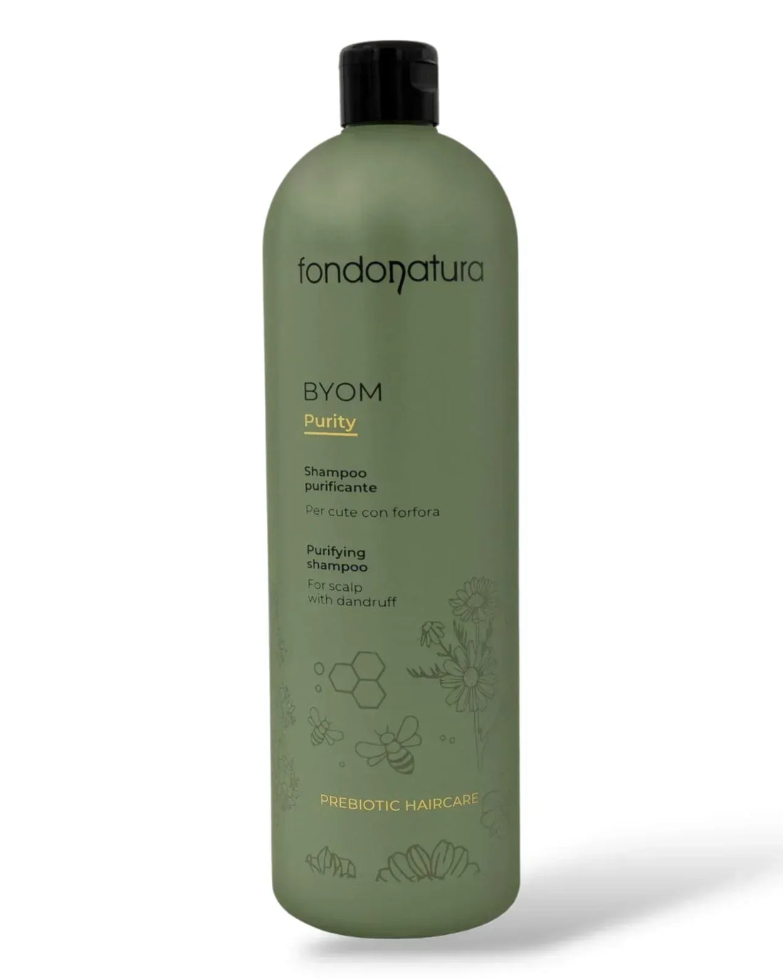 Fondonatura BYOM Purity Shampoo Purificante Antiforfora 1000 ml - Capelli e Barba 