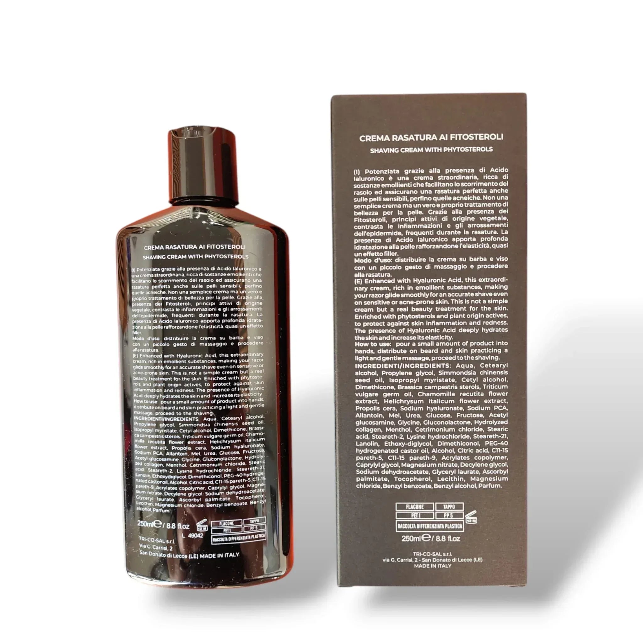 Fondonatura Crema Rasatura ai Fitosteroli 250 ml - Capelli e Barba 