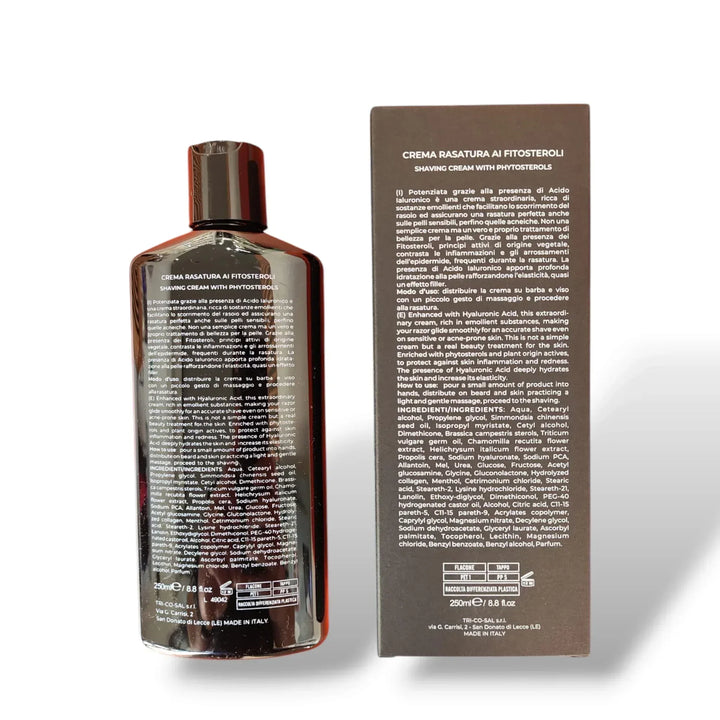 Fondonatura Crema Rasatura ai Fitosteroli 250 ml - Capelli e Barba 
