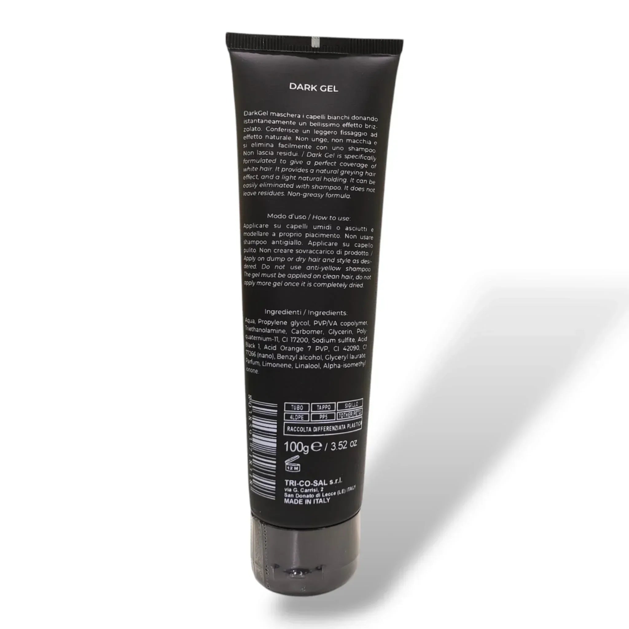 Fondonatura Dark Gel Nero 100 ml - Capelli e Barba 