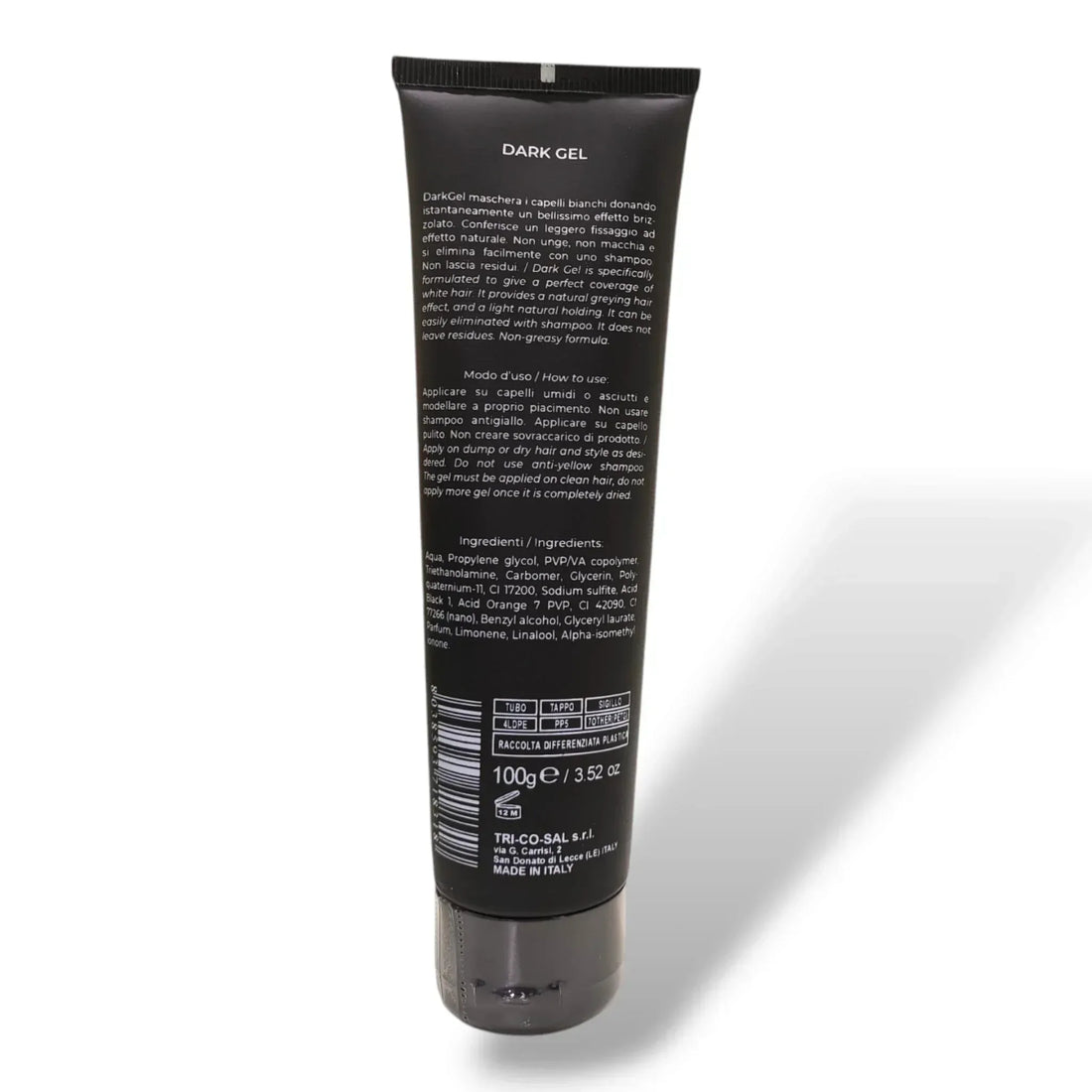 Fondonatura Dark Gel Nero 100 ml - Capelli e Barba 