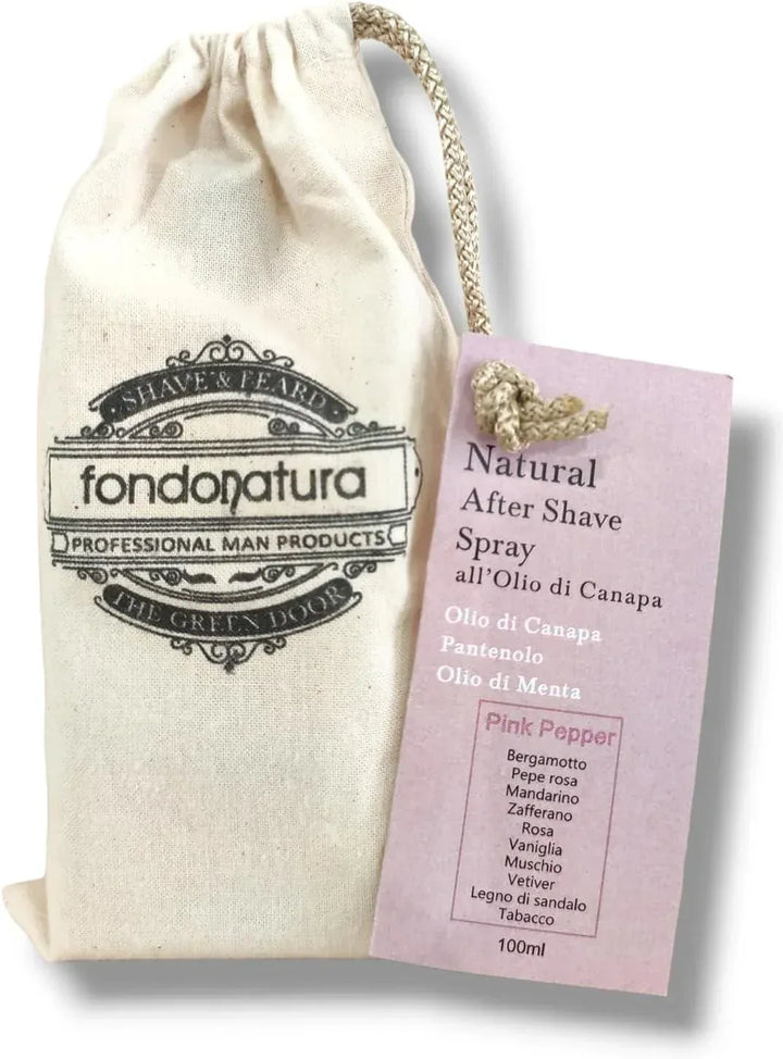 Fondonatura Natural After Shave Pink Pepper 100ml - Capelli e Barba 