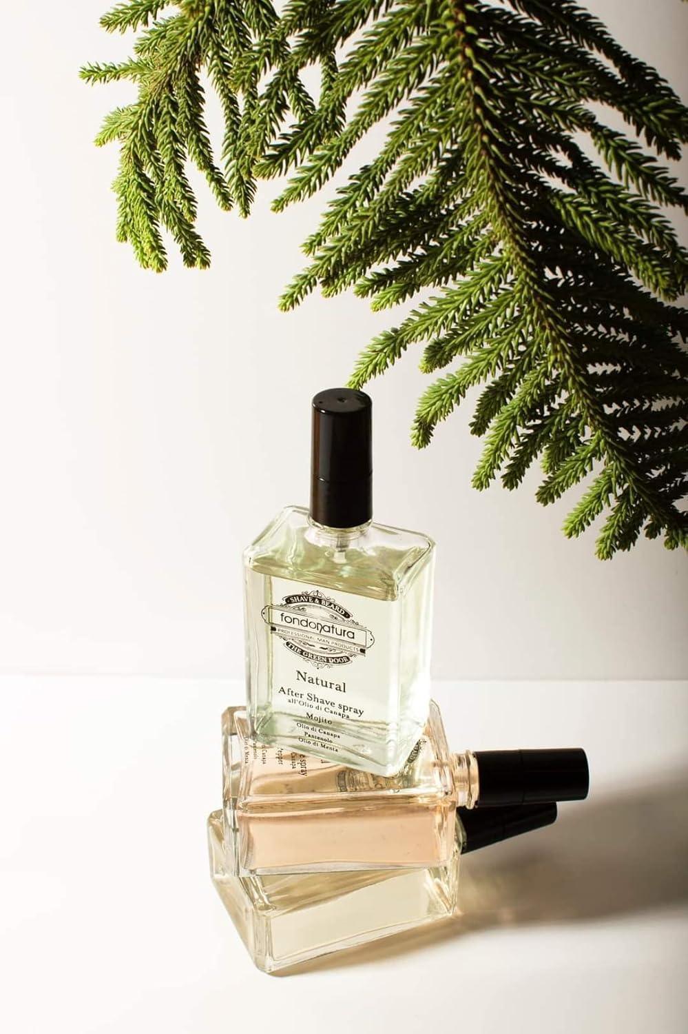 Fondonatura Natural After Shave Spray Mojito 100ml - Capelli e Barba 