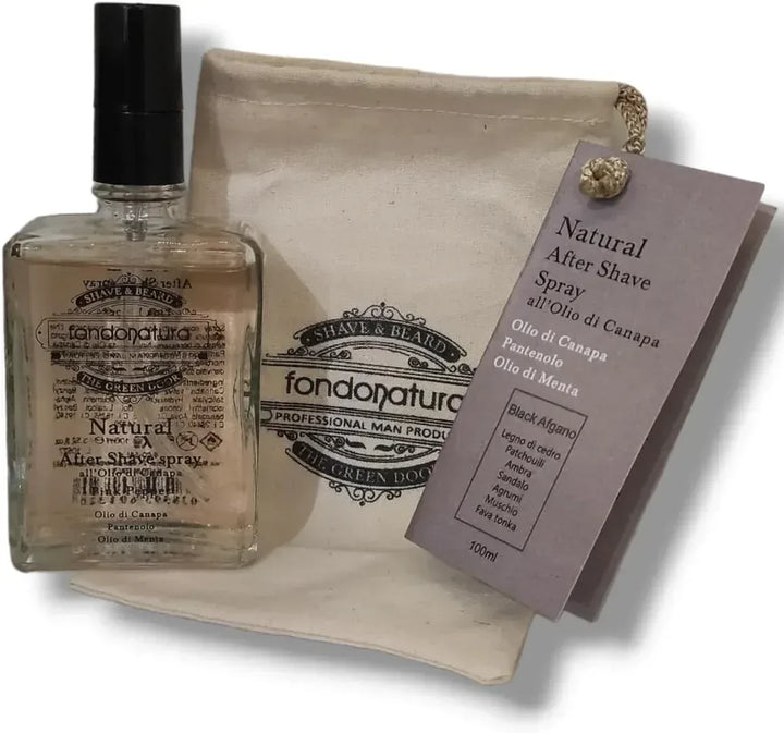 Fondonatura Natural After Shave Spray Black Afgano 100ml - Capelli e Barba 