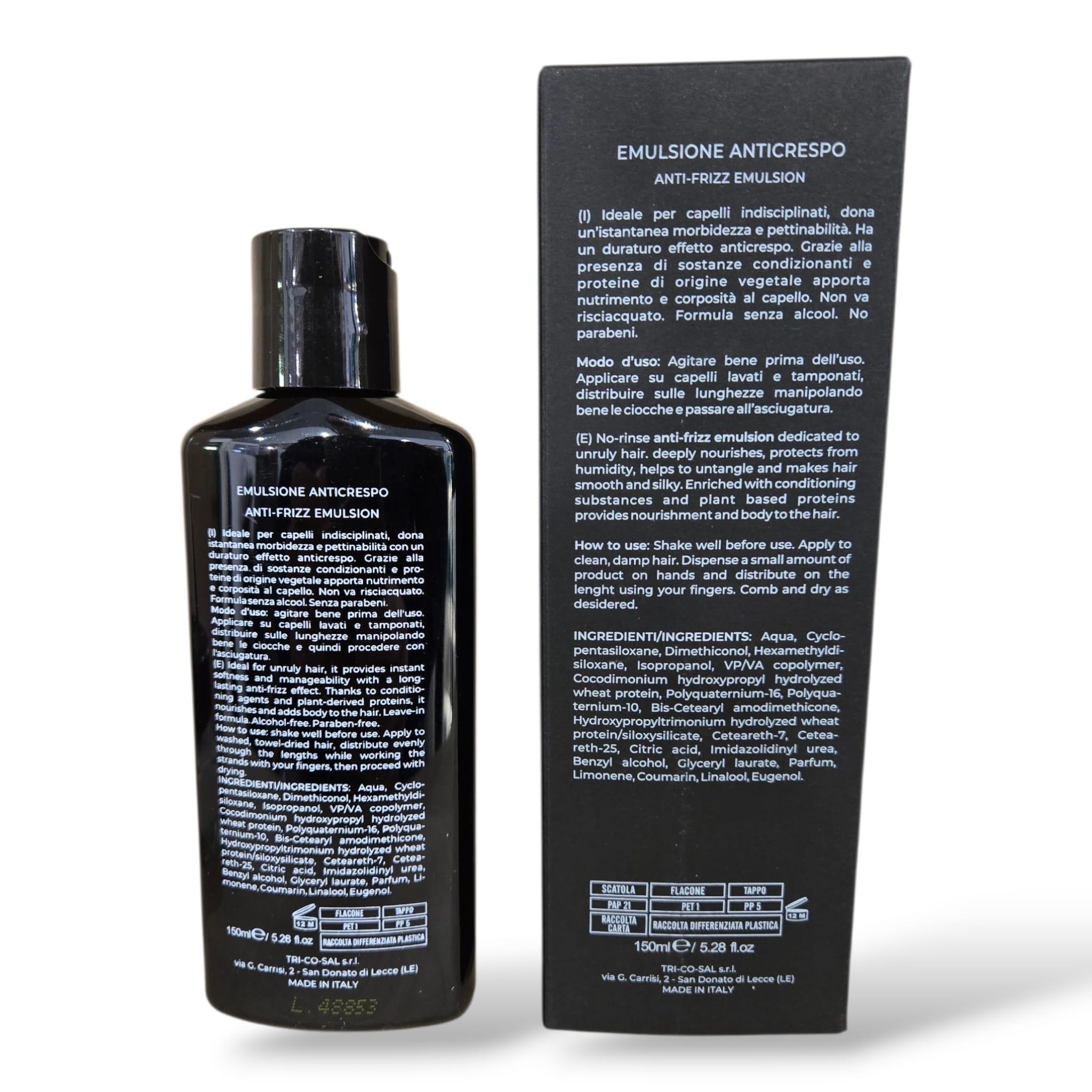 fondonatura-emulsione-anticrespo-150ml - Capelli e Barba