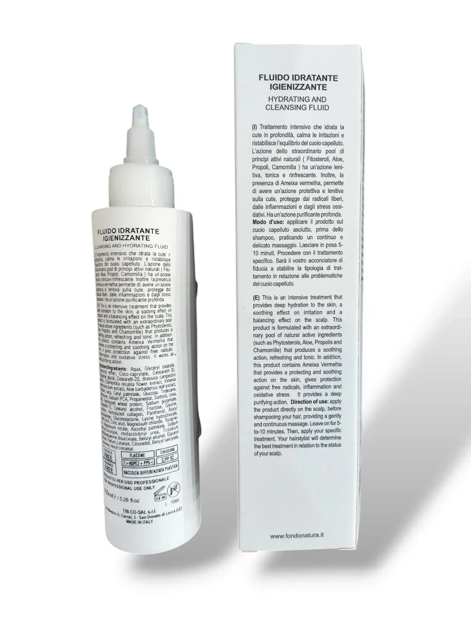 Fondonatura FLUIDO IGIENIZZANTE IDRATANTE 150 ML - Capelli e Barba 