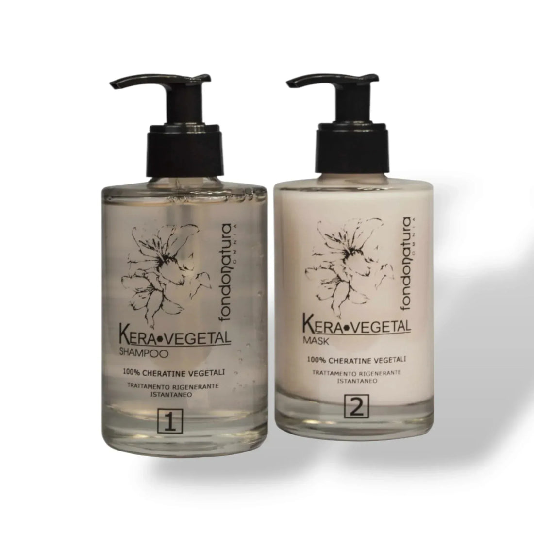 Fondonatura Kit Kera Vegetal 215 ml - Capelli e Barba 