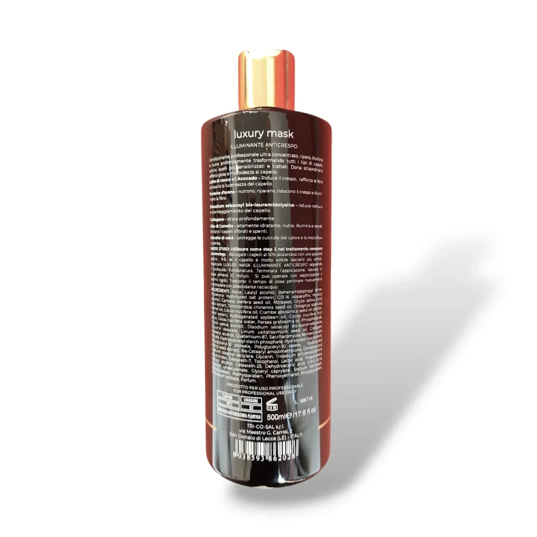 Fondonatura Laminology Luxury Mask 500 ml - Capelli e Barba 