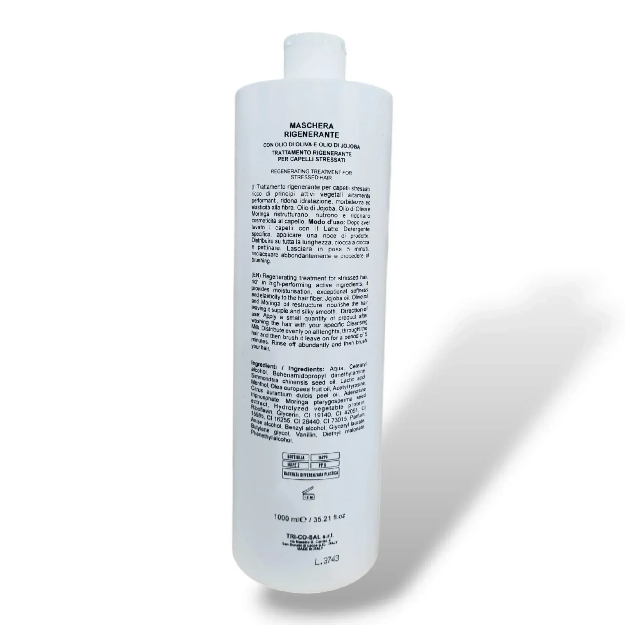 Fondonatura Bio Mask Rigenerante 1000ml - Capelli e Barba 