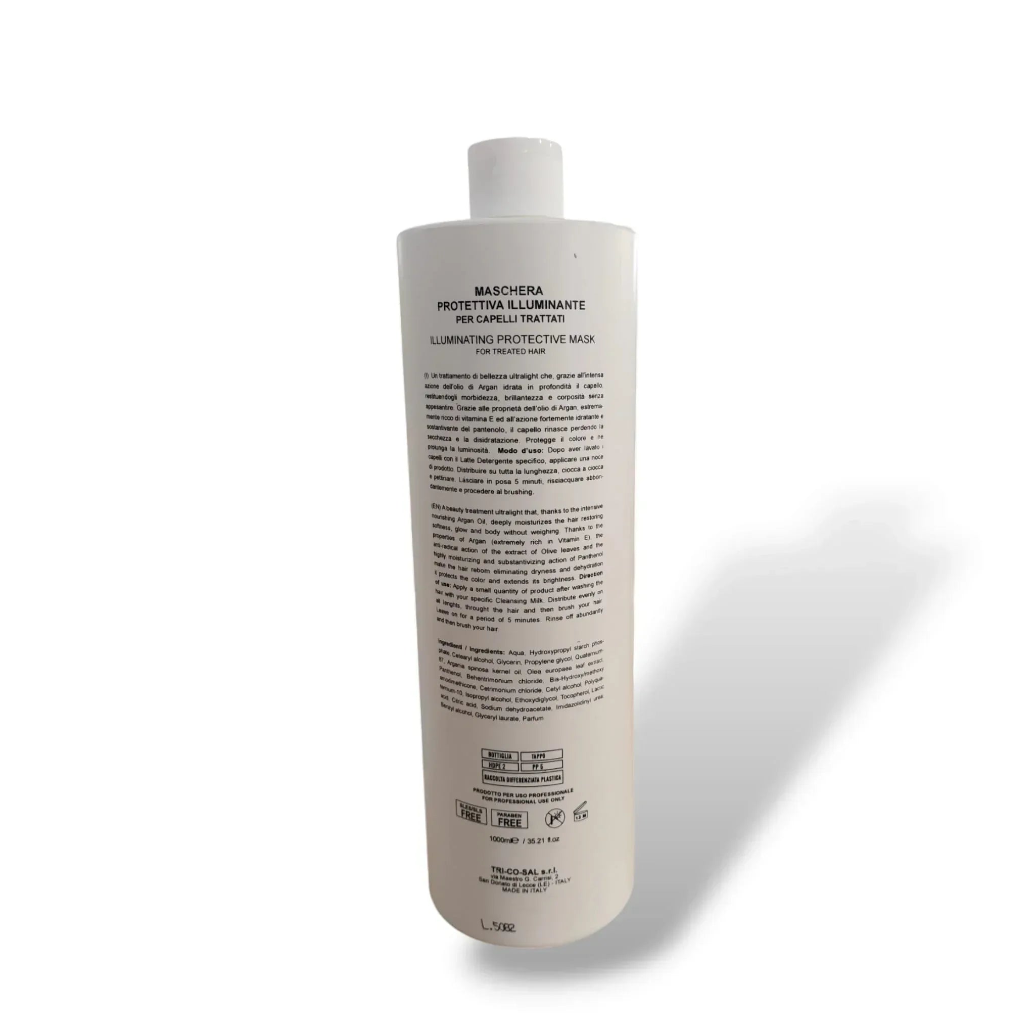 Fondonatura Omnia maschera protettiva Illuminante 1000 ml - Capelli e Barba 