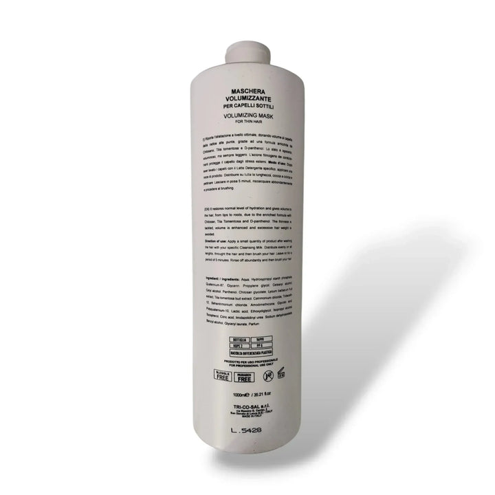 Fondonatura Maschera Volumizzante Capelli Sottili 1000 ML - Capelli e Barba 