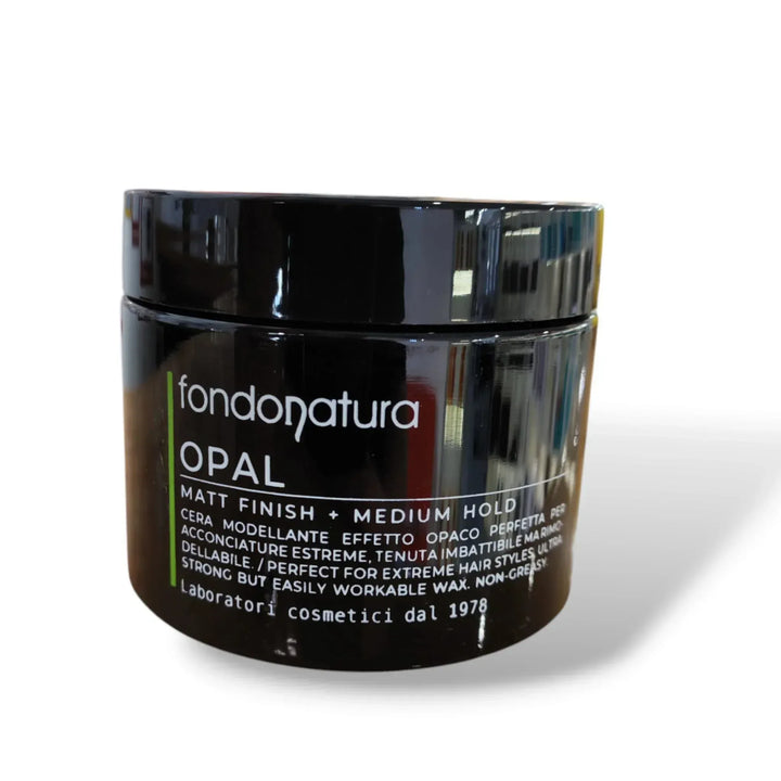 Fondonatura Opal Cera Modellante Opaca Idrosolubile 125 ml - Capelli e Barba 