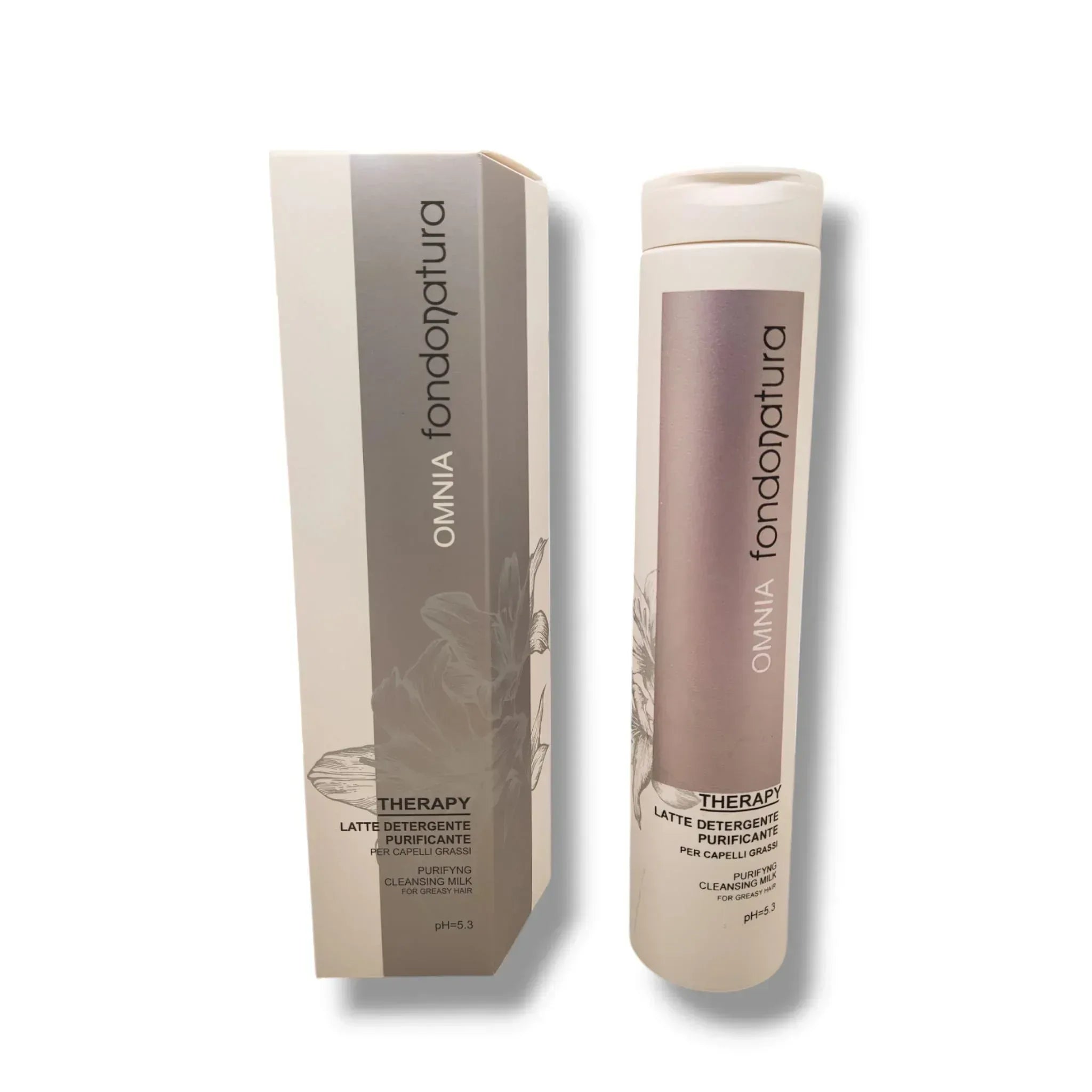 Fondonatura Shampoo Latte Purificante per Capelli Grassi 250 ML - Capelli e Barba 