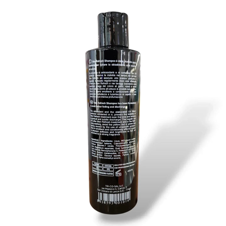 Fondonatura Men Refresh Shampoo 250 ml - Capelli e Barba 