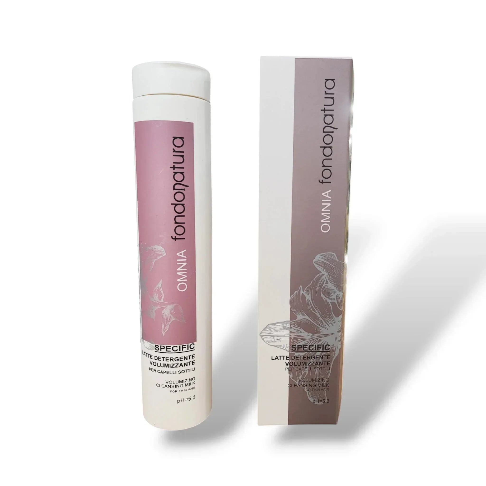 Fondonatura Shampoo Latte Detergente Volumizzante capelli sottili 250 ml - Capelli e Barba 