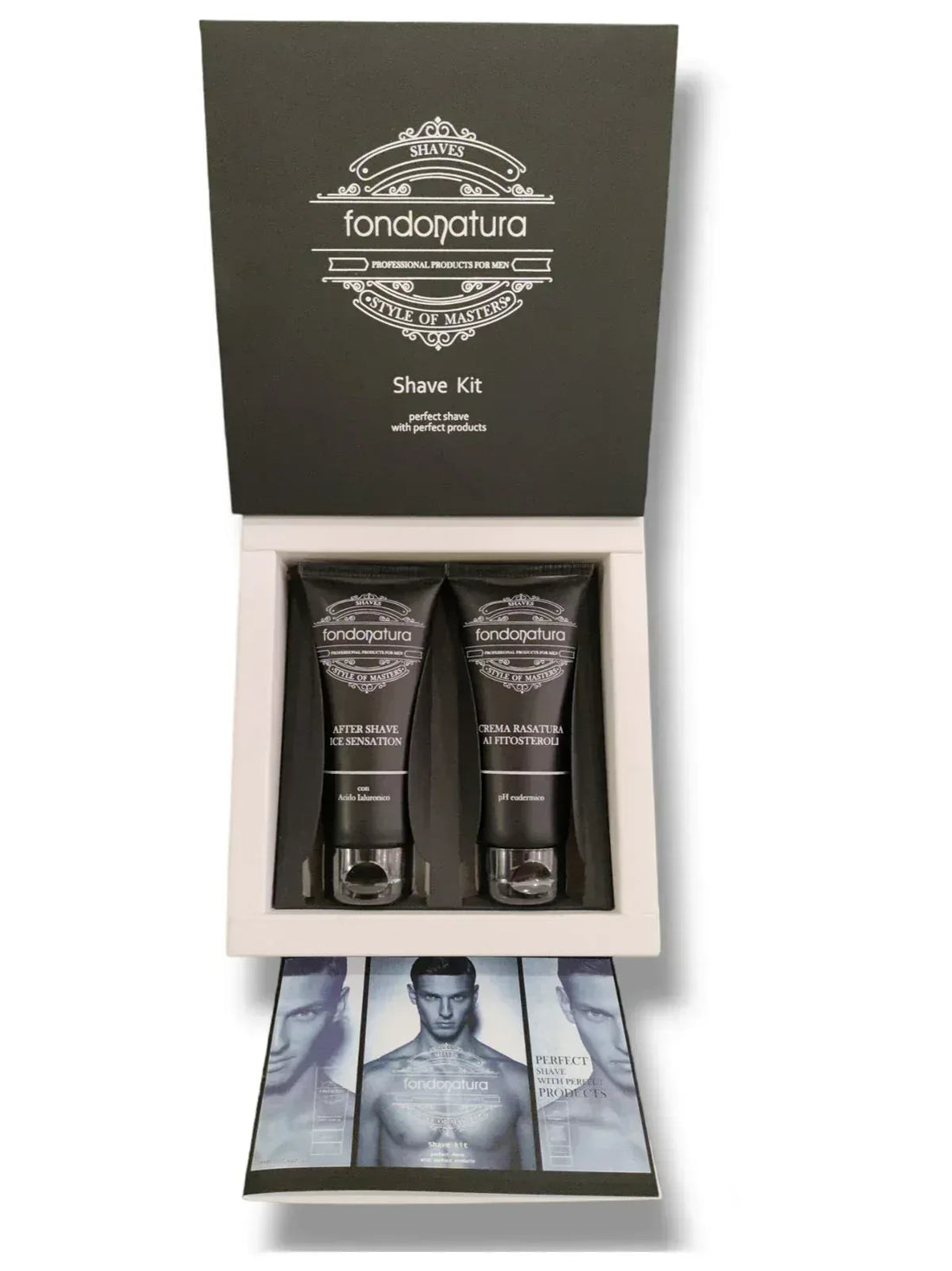 Fondonatura Shave Kit Crema Rasatura e After Shave - Capelli e Barba 