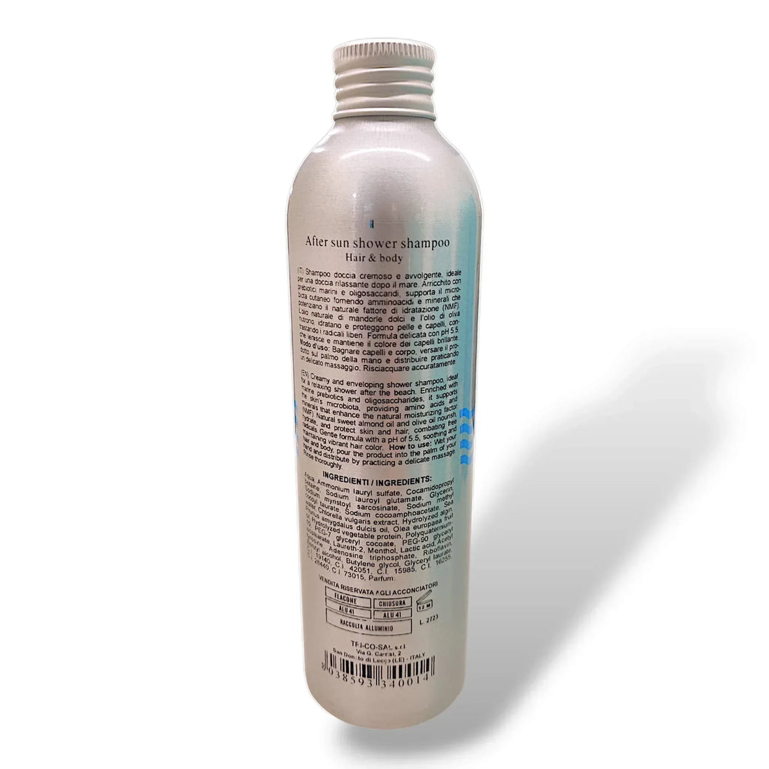 Fondonatura Solair Shower Shampoo Doccia 250 ml - Capelli e Barba 