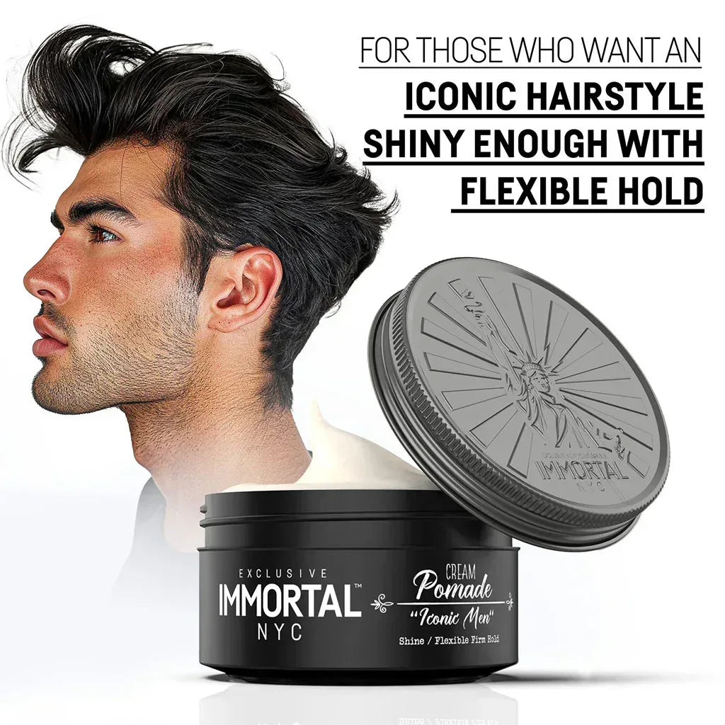 Immortal Nyc Crema Iconic Men Pomade 150 ml - Capelli e Barba 