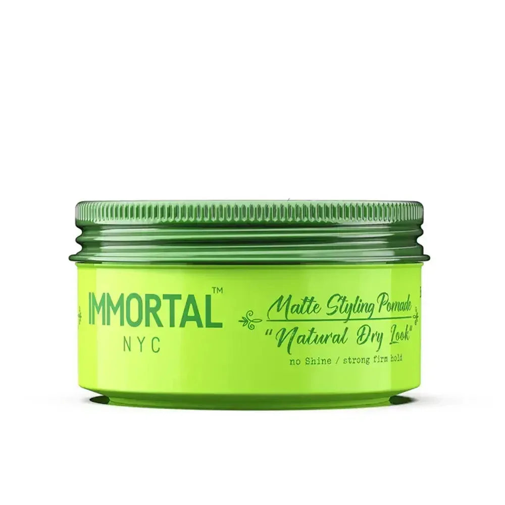 Immortal Nyc Matt Styling Pomade Dry Matte Finish 150 ml - Capelli e Barba 