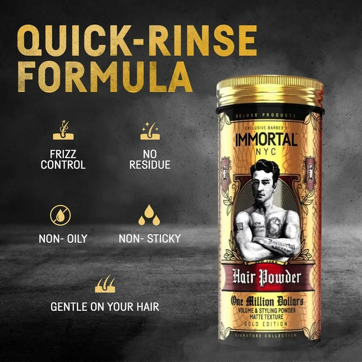 Immortal Nyc One Million Dollars Hair Powder polvere volumizzante 20 gr. - Capelli e Barba 