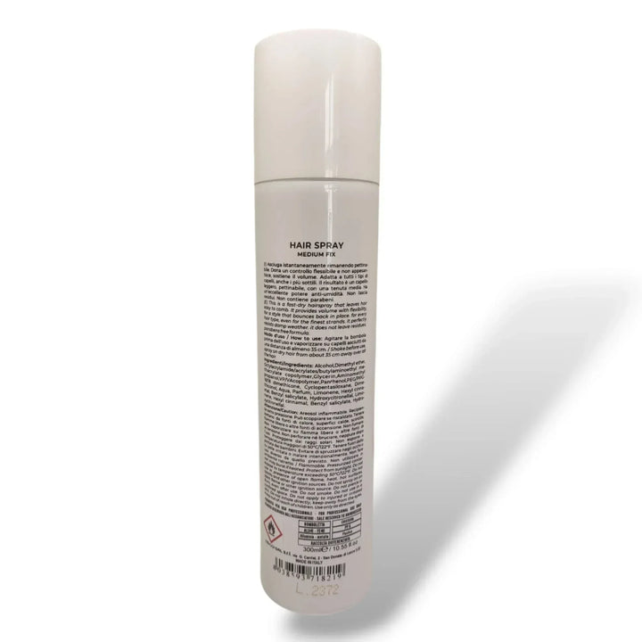 Fondonatura Lacca Hair Spray Fissaggio Medio 300 ml - Capelli e Barba 