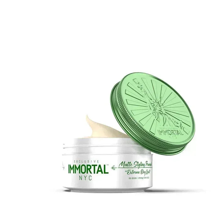 Immortal Nyc Matte Styling Pomade Extreme Dry Look 150 ml - Capelli e Barba 