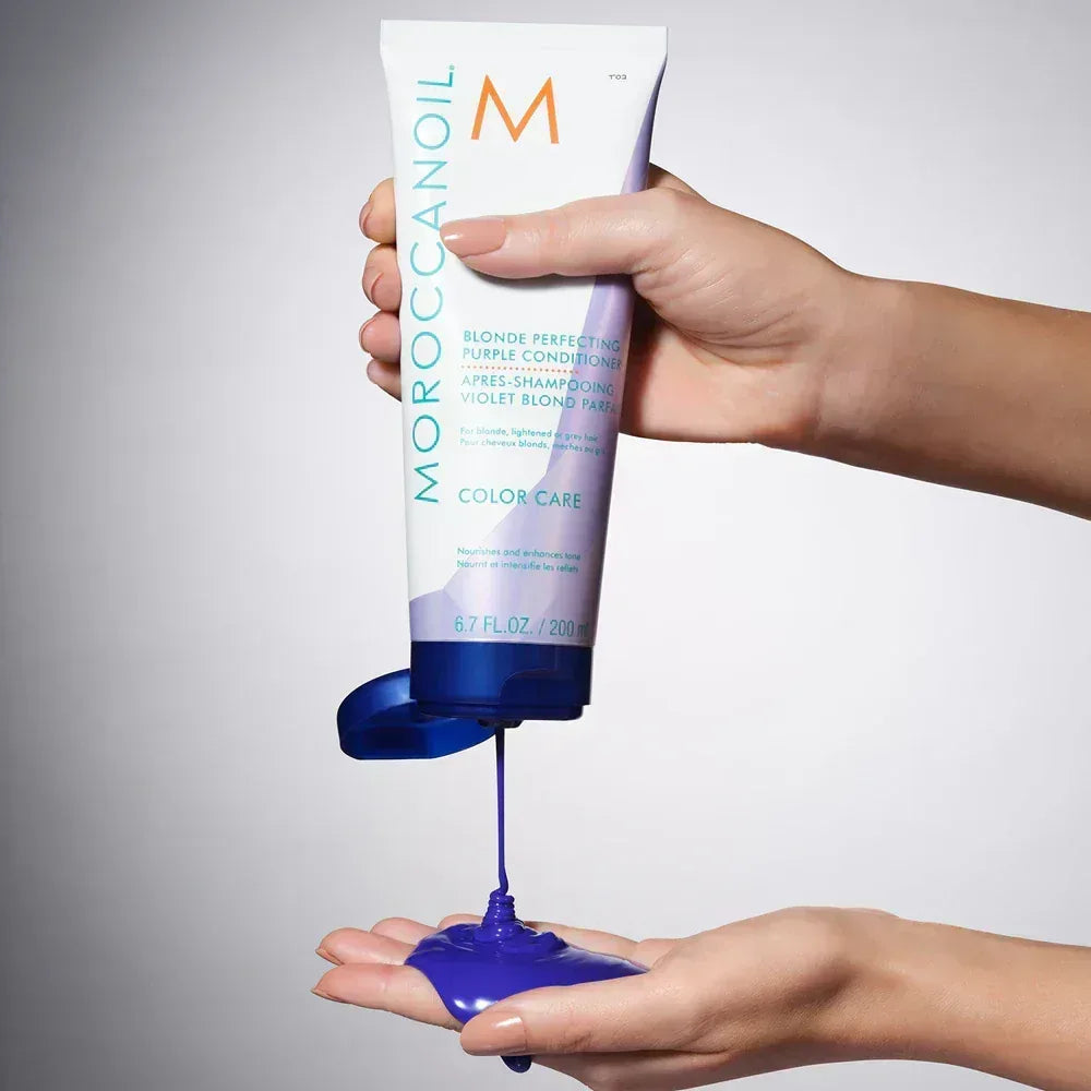 Moroccanoil Purple Conditioner Blonde Perfecting 200 ml - Capelli e Barba 