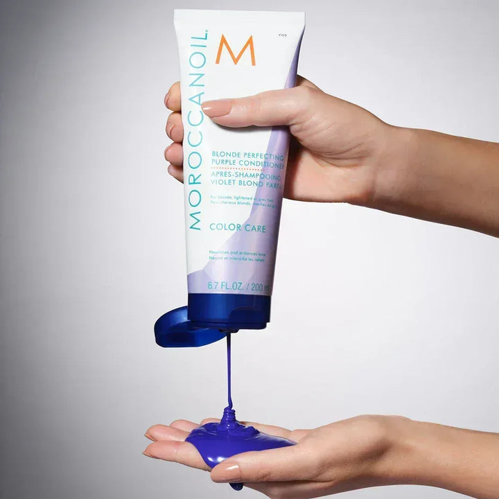 Moroccanoil Purple Conditioner Blonde Perfecting 200 ml - Capelli e Barba 