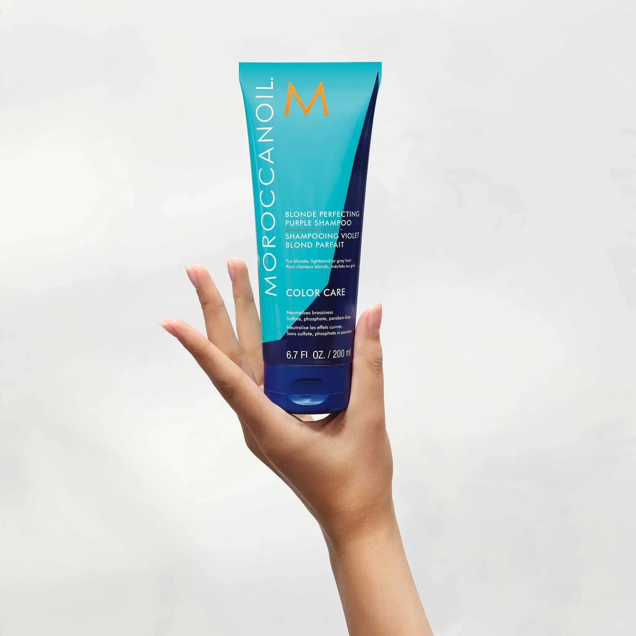 Moroccanoil Purple Shampoo Blonde Perfecting 200 ml - Capelli e Barba 