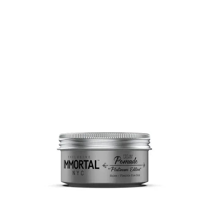 Immortal Nyc Platinum Cream Pomade 150 ml - Capelli e Barba 