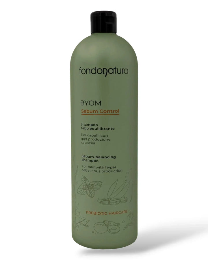 Fondonatura BYOM Sebum Control Shampoo Sebo Equilibrante 1000 ml - Capelli e Barba 