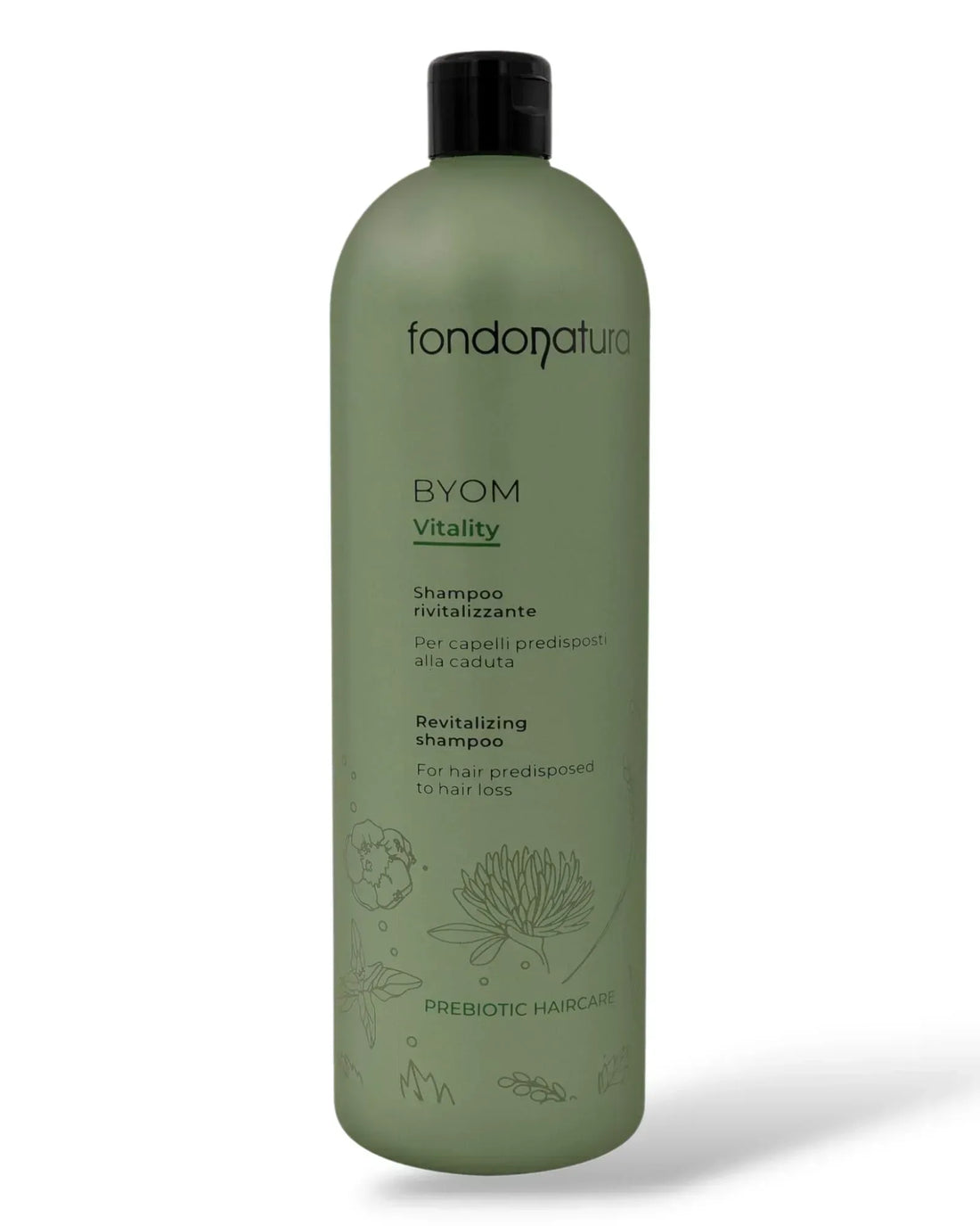 Fondonatura BYOM Vitality Shampoo Anticaduta Rivitalizzante 1000 ml - Capelli e Barba 