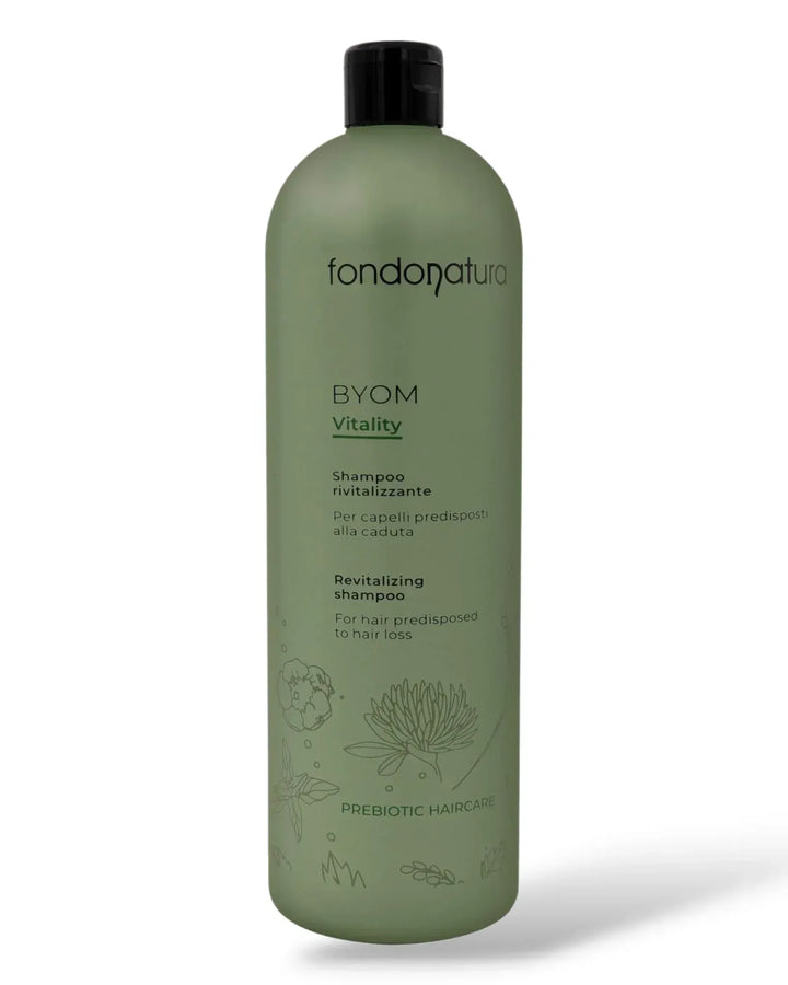 Fondonatura BYOM Vitality Shampoo Anticaduta Rivitalizzante 1000 ml - Capelli e Barba 
