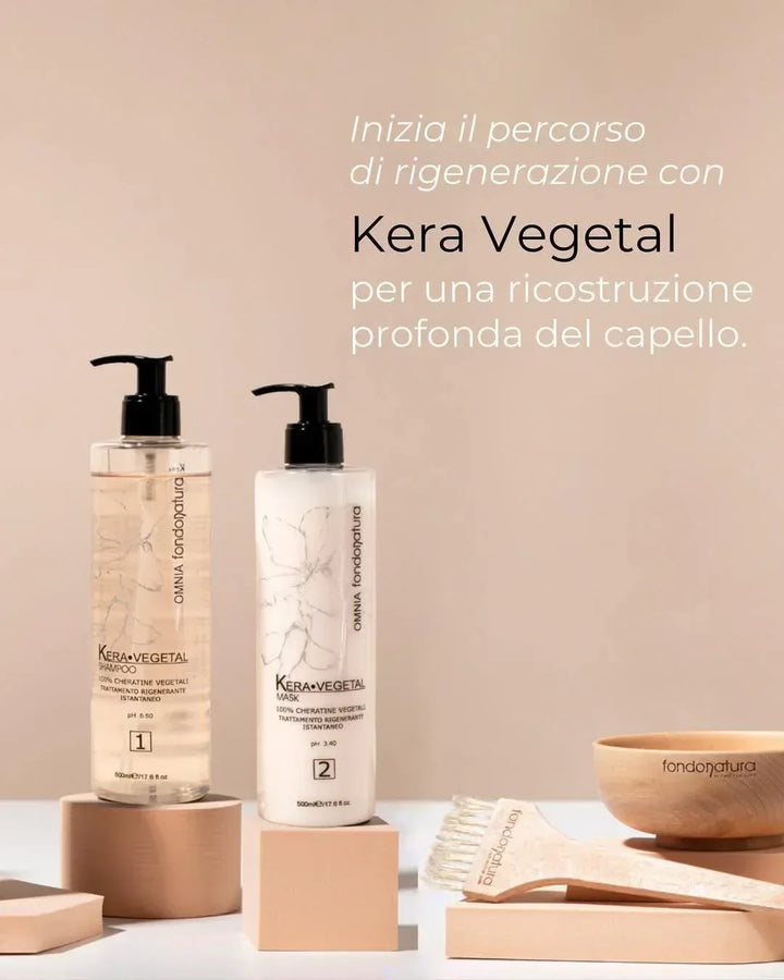 Fondonatura Kera Vegetal Shampoo 500 ml - Capelli e Barba 