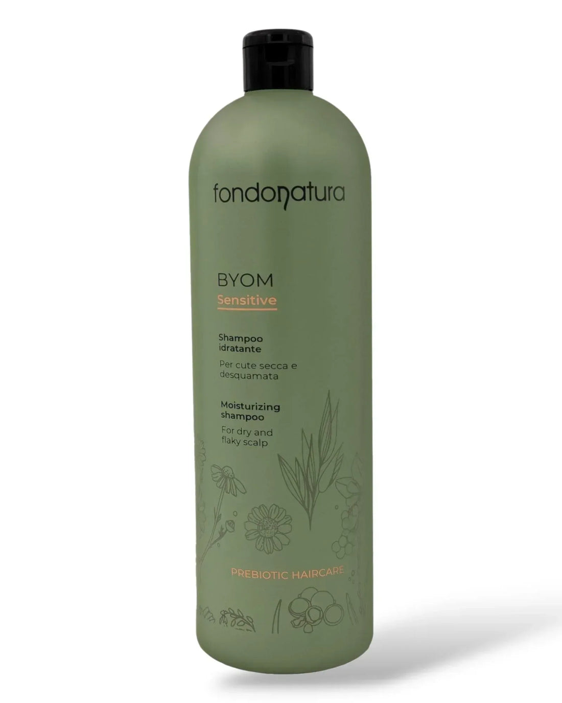 Fondonatura BYOM Sensitive Shampoo Idratante 1000 ml - Capelli e Barba 
