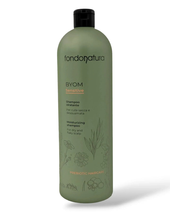 Fondonatura BYOM Sensitive Shampoo Idratante 1000 ml - Capelli e Barba 
