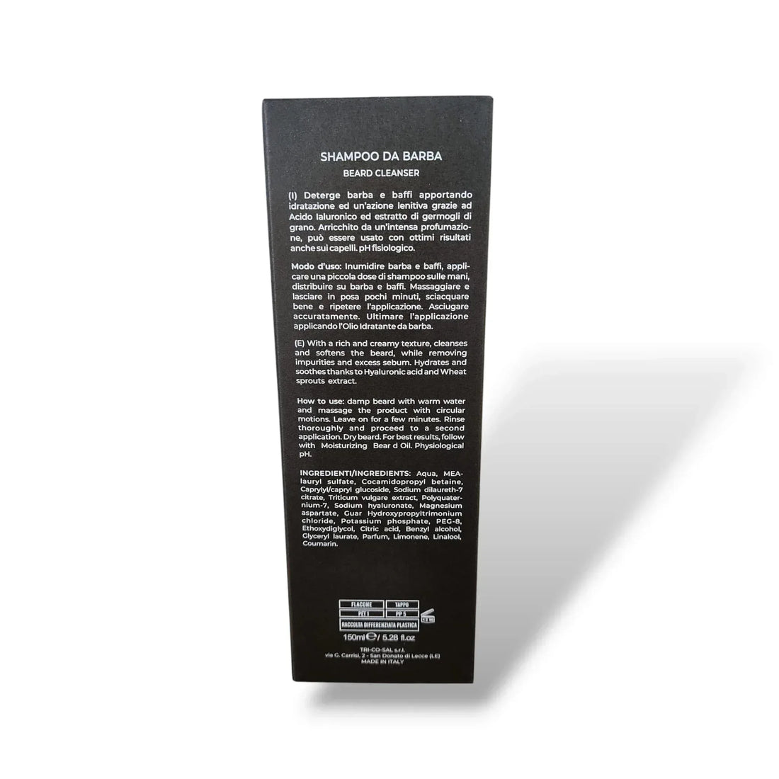 Fondonatura Shampoo Da Barba 150 ml - Capelli e Barba 